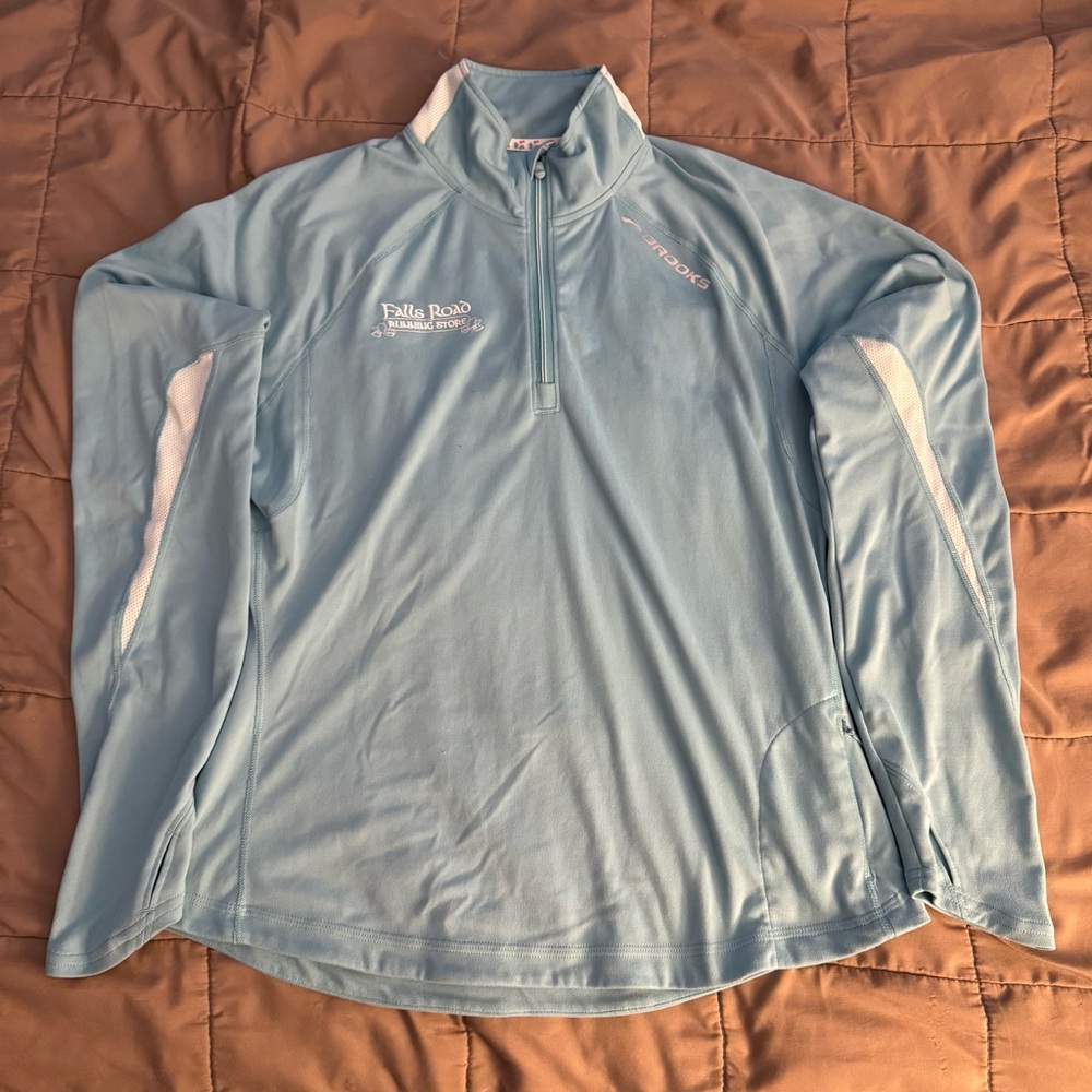 Brooks 1/2 zip running top